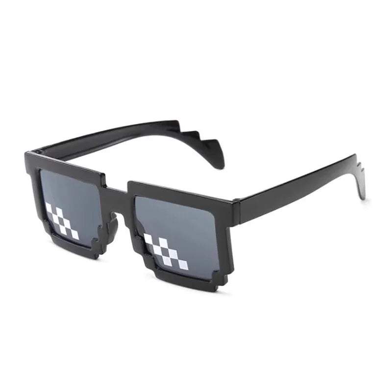 Gafas de Sol al Estilo Minecraft con Estuche EVA - Perfectas como Regalo o para Cosplay y Juegos de Acción